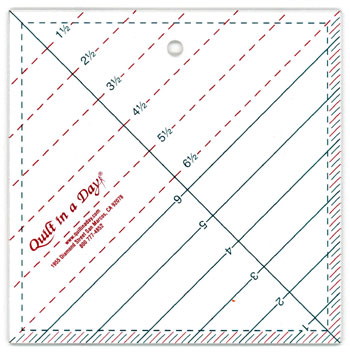 quilt in a day 6 1/2 triangle square up ruler