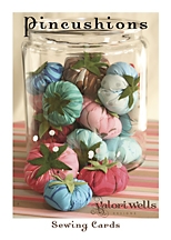 tomato pincushions sewing card pattern by valori wells