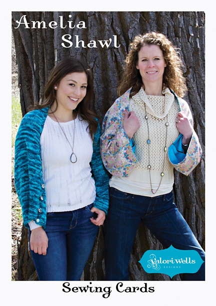 Amelia Shawl pattern valori wells