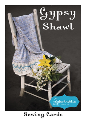 gypsy shawl sewing card pattern